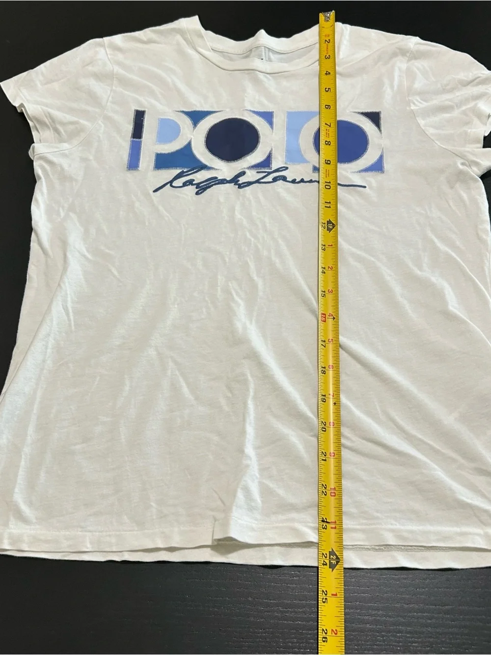 ❌❌❌ sale Authentic Polo Ralph Lauren White Logo T-Shirt – Size Small